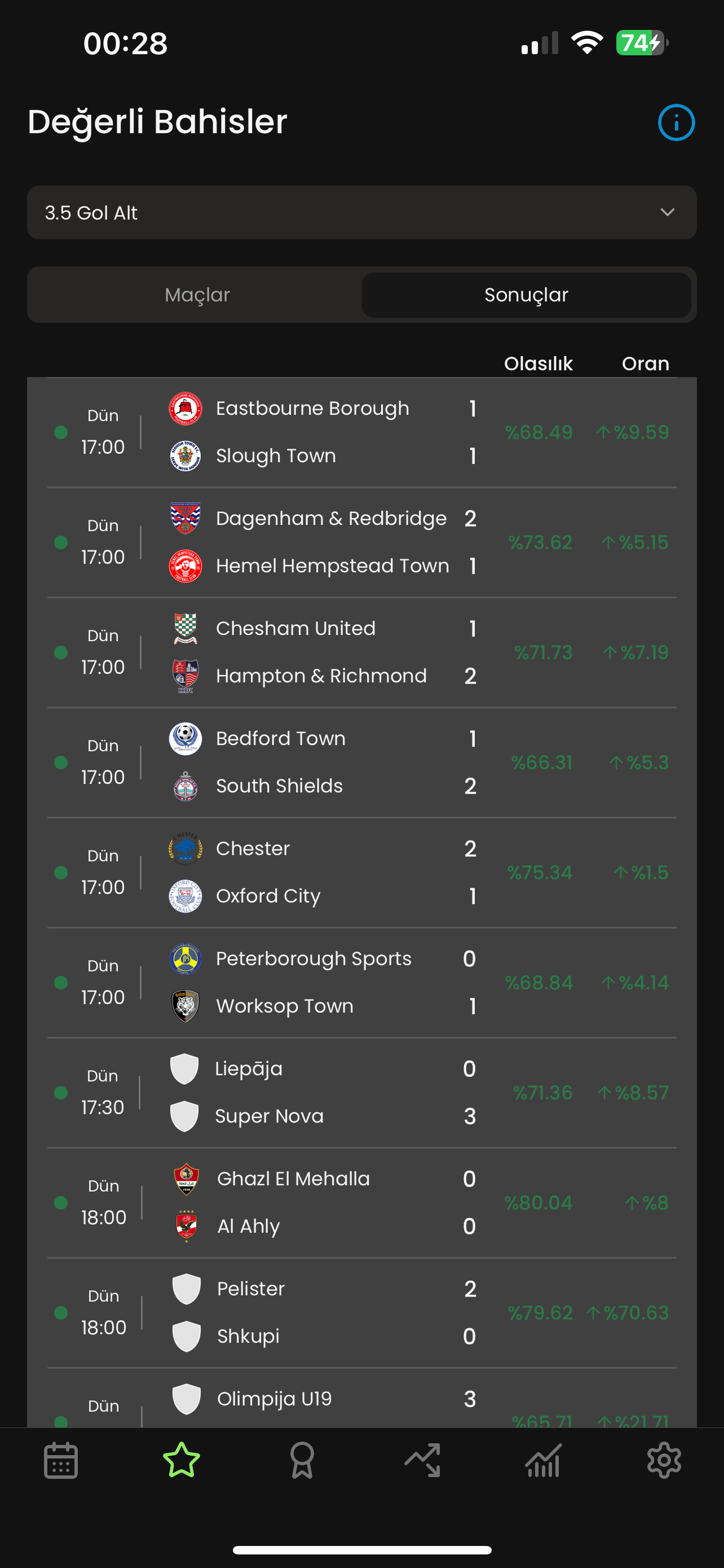 Stakegoal değerli bahis fırsatları arayüzü - value bet önerileri ve oran karşılaştırması